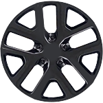 JANTES EM LIGA LEVE EM PRETO BRILHANTE DE 45CM (18”)